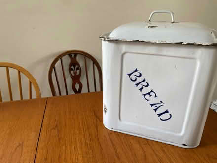 Photo of free Enamel bread bin (Osney OX2) #1