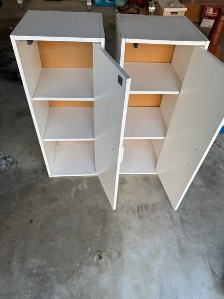Photo of free Small White Cabinets (Dunwoody) #2