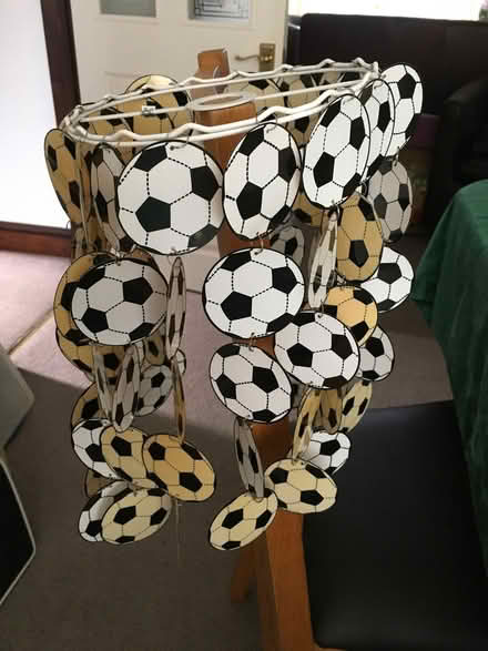 Photo of free Football themed lampshade (Hailsham BN27) #2