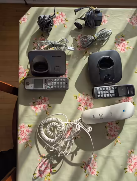 Photo of free Two cordless and one corded phone (Eccleston Lane Ends L34) #1