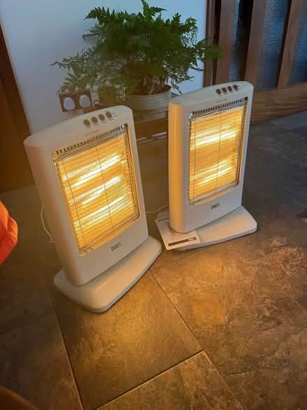 Photo of free Halogen oscillating heaters (Crooklands LA7) #1