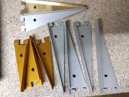 Photo of free Shelf supports, 6 x 16cm long, 3 x 10cm long. (Tottenham N17) #1