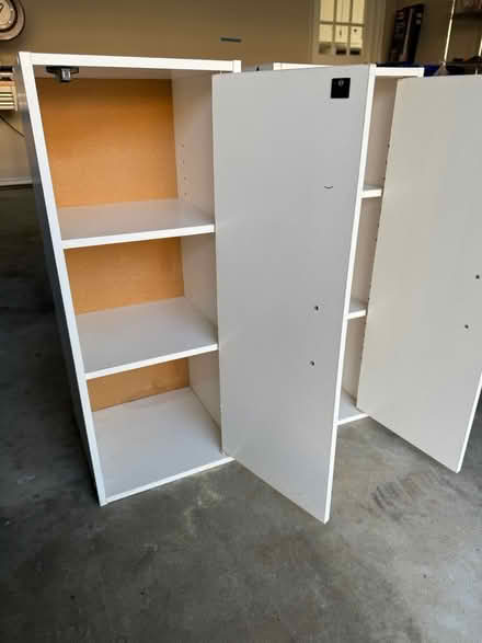 Photo of free Small White Cabinets (Dunwoody) #3