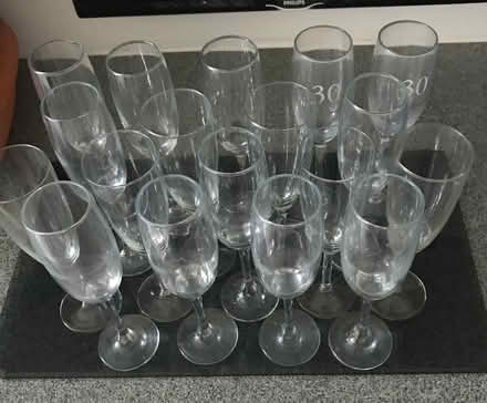 Photo of free 18 x Champagne Flutes (Willaston CH64) #1