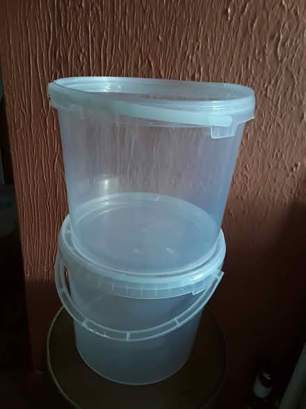 Photo of free Plastic tubs with lids (Newport Pagnell MK16) #1