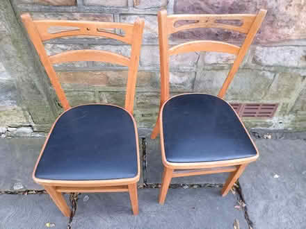 Photo of free 3 dining room chairs (Lancaster bulk) #1