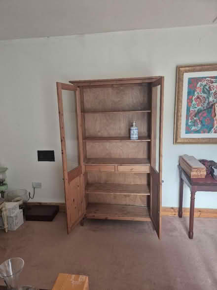 Photo of free Tall pine display or book case (Wicklow town) #3