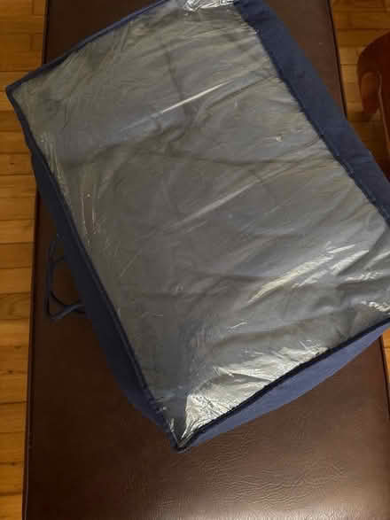 Photo of free Double Duvet & Navy Cotton Cover + Pillowcase (Blacklands TN34) #2