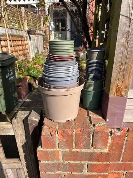 Photo of free Various plastic Plant Pots (Streatham Hill) #3