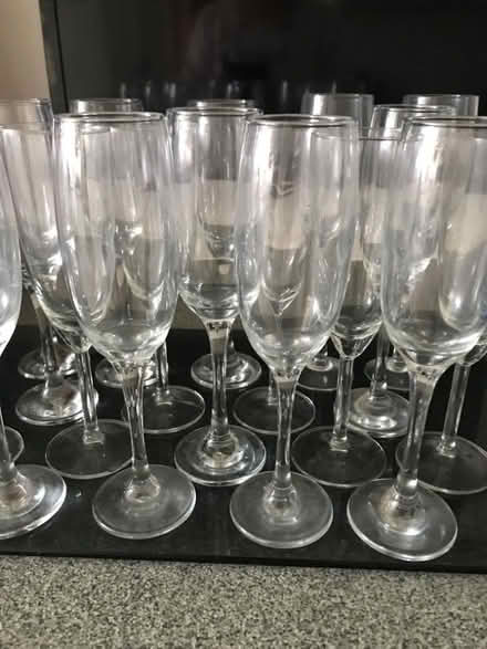 Photo of free 18 x Champagne Flutes (Willaston CH64) #3
