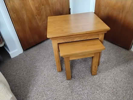Photo of free Small nest of two tables (Hailsham BN27) #2