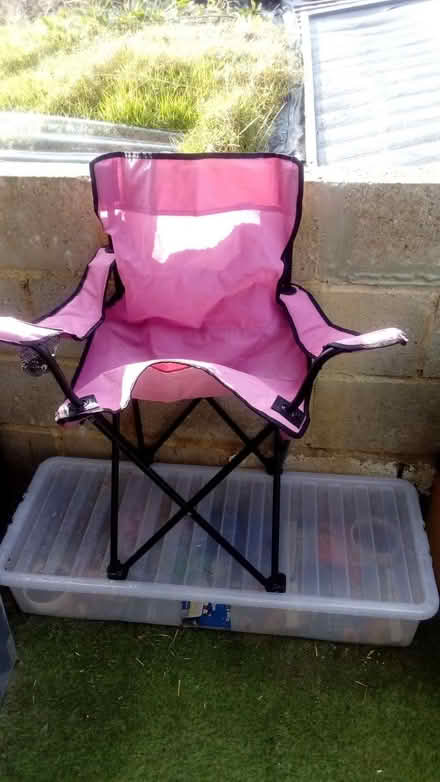 Photo of free Fold up pink chair (Folkestone Kent) #2