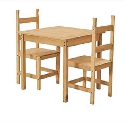 Photo of free Light wood table and 2 chairs (Sanderstead CR2) #4