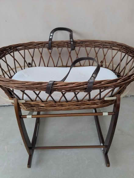 Photo of free Moses basket and sheets (Southbourne, Dorset) #2