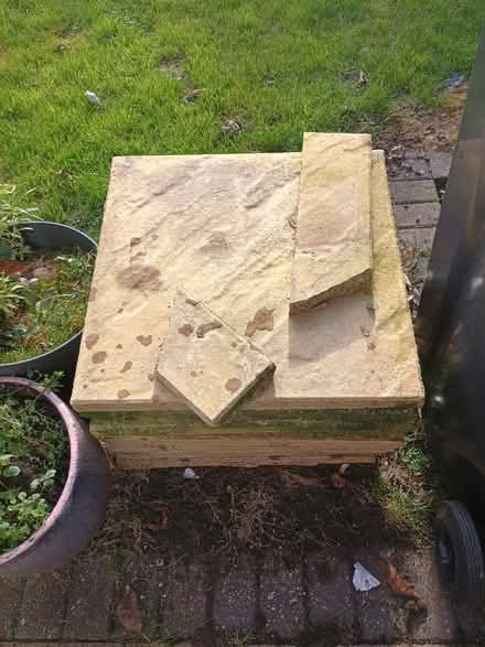 Photo of free Large square slabs (PE3 9NG) #2
