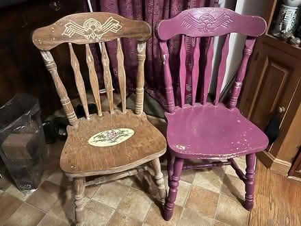 Photo of free Large pine kitchen chairs (Guildford area GU1) #1