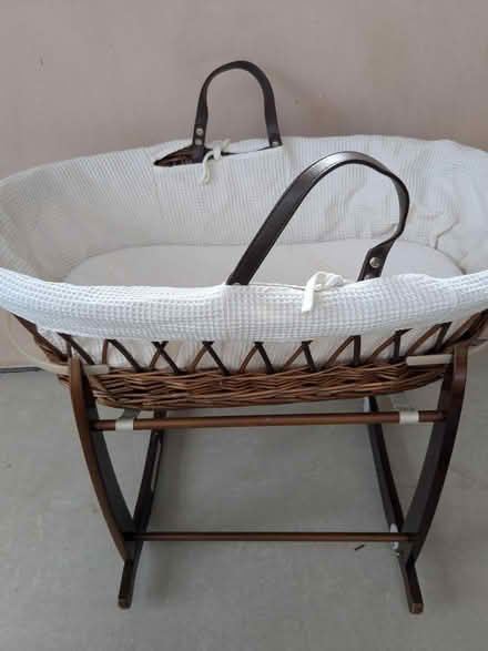 Photo of free Moses basket and sheets (Southbourne, Dorset) #1