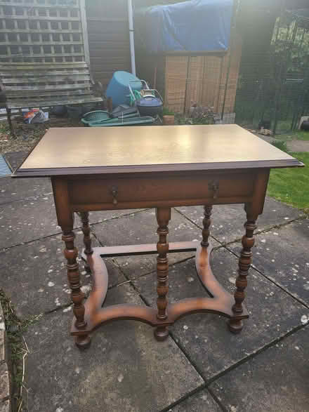 Photo of free Side table, up cycle ? (Barnard's Green WR14) #1