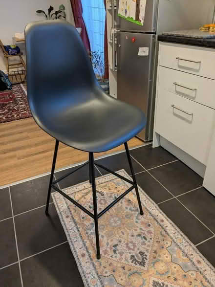 Photo of free Black bar stool (Sundorne SY1) #1