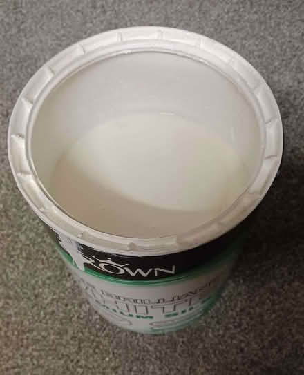 Photo of free Crown Brilliant White Silk Emulsion - 1.5 litres approx. (Primrose LA1) #2