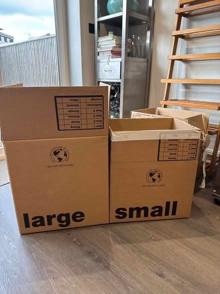 Photo of free Packing boxes and paper (Whiteway) #1