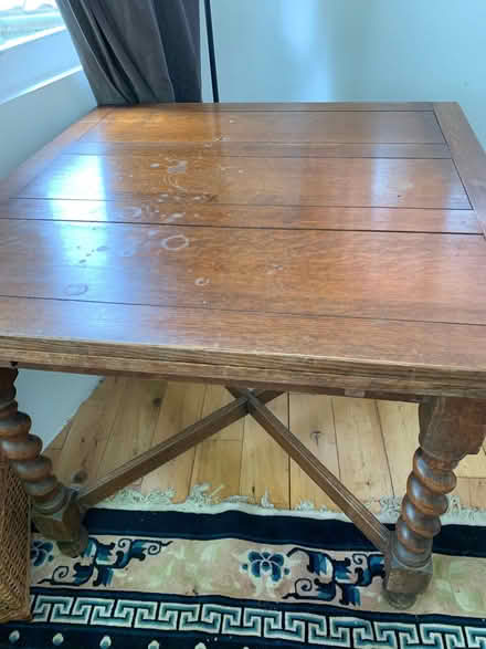 Photo of free Hardwood table (Peasedown St John CP) #1