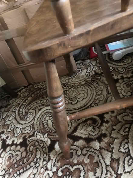 Photo of free Old wooden chair (Admaston telford) #2