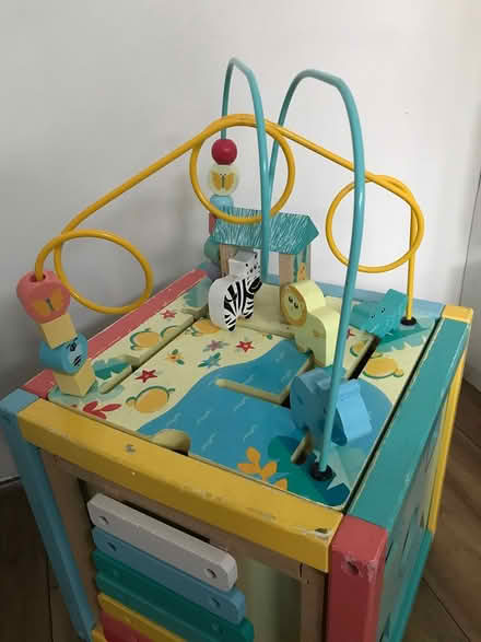 Photo of free Wooden activity cube (Stockport centre) #3