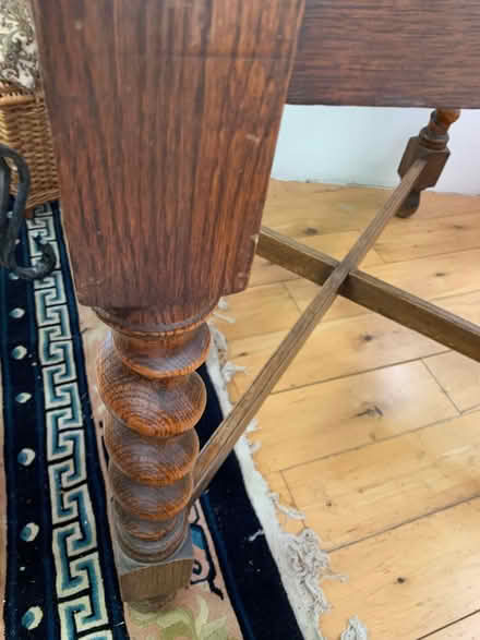 Photo of free Hardwood table (Peasedown St John CP) #3