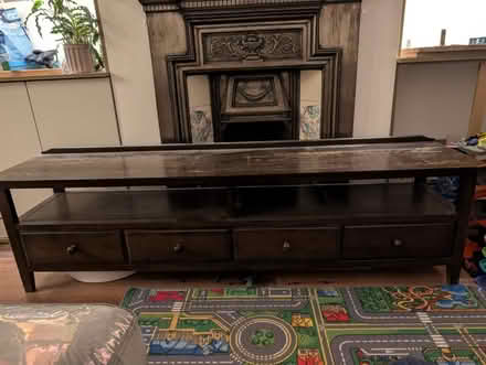 Photo of free Wooden TV stand (Bengeo) #1