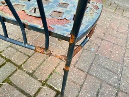 Photo of free 4 Metal Garden Chairs & Cushions (BH231HG) #3
