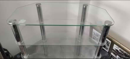 Photo of free Glass tv stand (Welwyn garden) #1