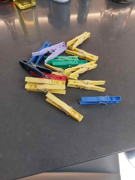 Photo of free Plastic clothes pegs - 15 (BA2) #1