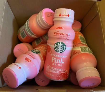 Photo of free Starbucks Pink Drink (11 bottles) (Mountain View nr train station) #1