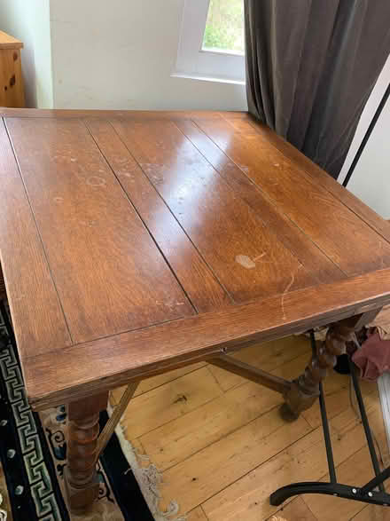 Photo of free Hardwood table (Peasedown St John CP) #3