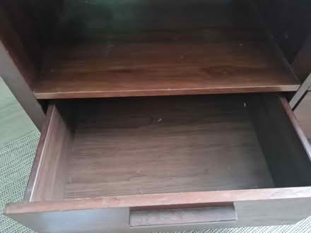 Photo of free brown/mahogany TV cabinet (Hanworth TW13) #3