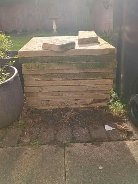 Photo of free Large square slabs (PE3 9NG) #1