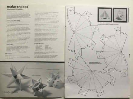 Photo of free Make shapes, 3 mathematical models (Torrance) #2