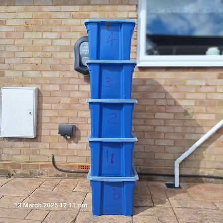 Photo of free Plastic Storage Boxes With Lids (Langdown SO45) #2