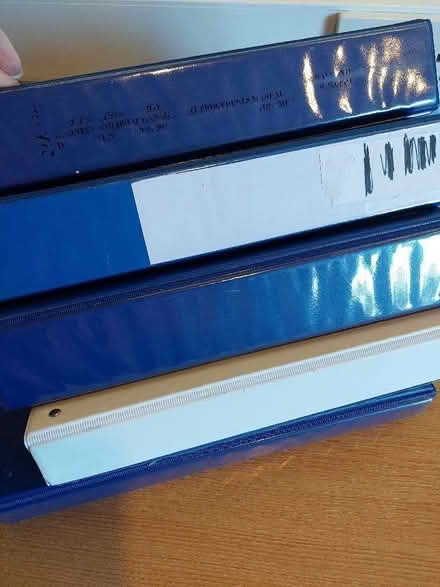 Photo of free A4 four ring binders (Gunton NR32) #1