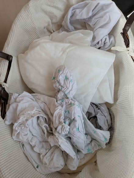 Photo of free Moses basket and sheets (Southbourne, Dorset) #3