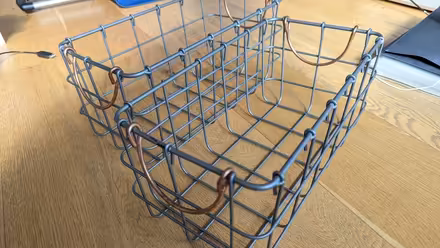 Photo of free Decorative wire basket (Finsbury Park N7) #2