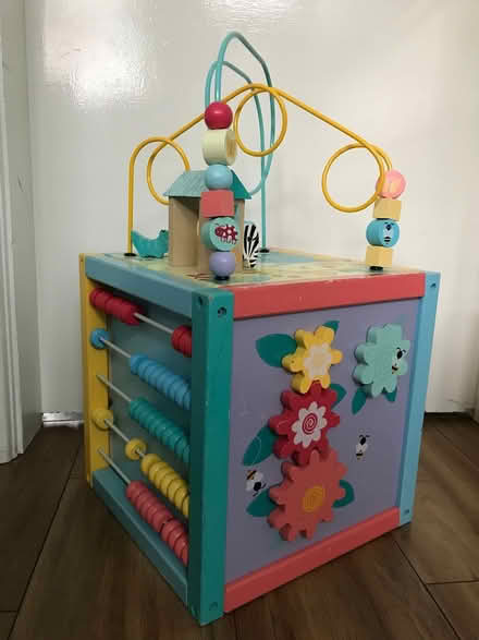 Photo of free Wooden activity cube (Stockport centre) #1