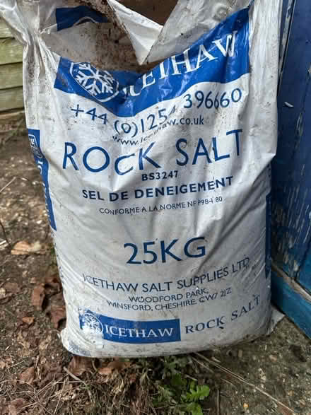 Photo of free Rock salt, (nearly) 25kg (Guildford GU1) #1