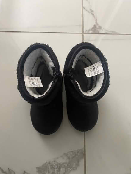 Photo of free Black boots toddler size (Croydon) #2