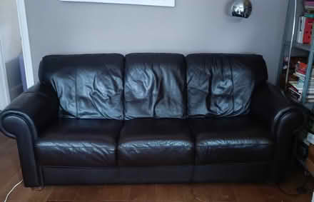 Photo of free 3 seater sofa and foot rest (Meersbrook S8) #1