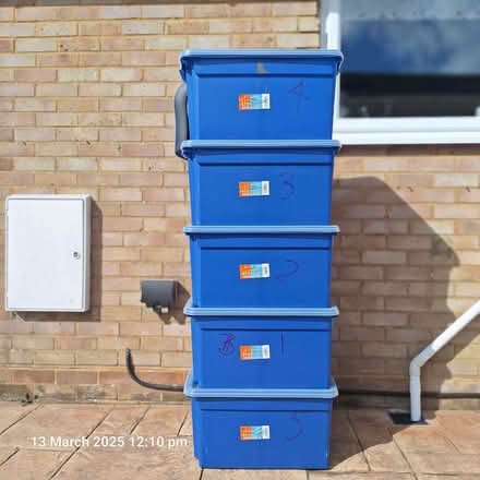 Photo of free Plastic Storage Boxes With Lids (Langdown SO45) #1