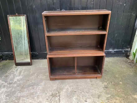 Photo of free Bookshelves and mirror (Brasted, near Westerham) #1