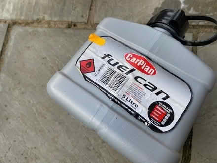 Photo of free Empty 5 Litre fuel can, unused (Simonstone BB12) #1