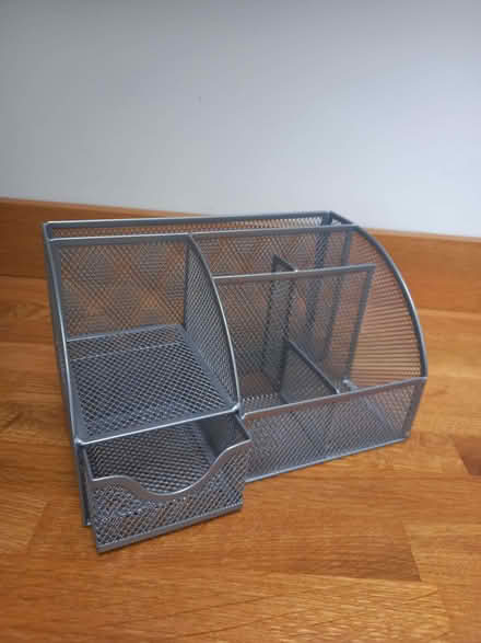 Photo of free Metal desk tidy (Woodmancote GL11) #1
